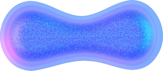 3D Holographic liquid Y2k Chrome bubble Hyphen