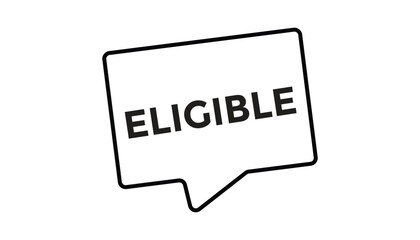 eligible web banner templates. Vector Illustration 
