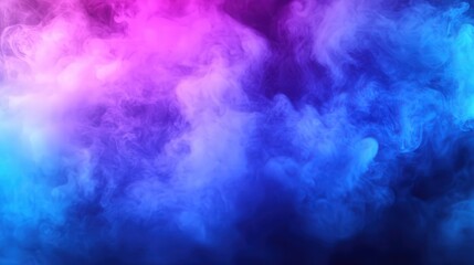 Blue and Purple Smoke Abstract Background