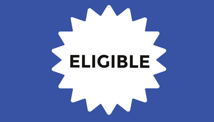 eligible web banner templates. Vector Illustration 
