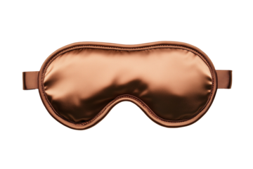 Silk Sleep Mask on Transparent Background