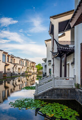 Serene Traditional Chinese Water Town