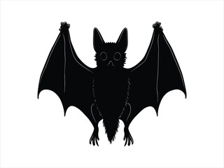 Halloween Bat Silhouette Collection - Spooky Vector Art for Halloween Designs.