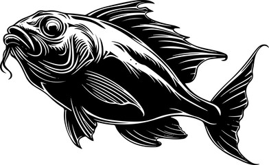 Hand drawn shrimp vector illustration