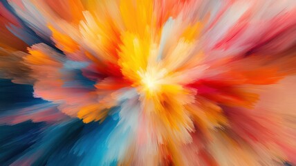 Obraz premium Vibrant abstract swirl of colors creating a dynamic and energetic composition perfect for backgrounds and artistic projects.