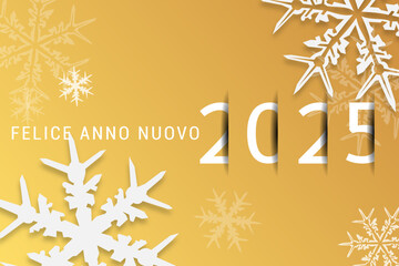 felice anno nuovo - buon anno 2025