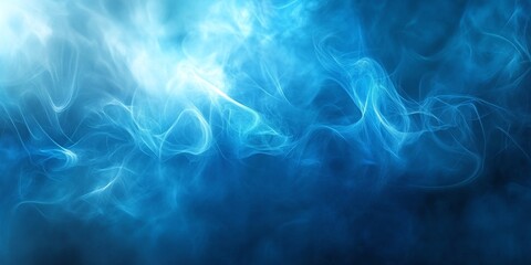 Obraz premium abstract blue gradient background with vivid tones and smooth textures, perfect for contemporary designs, creative art, and vibrant digital projects