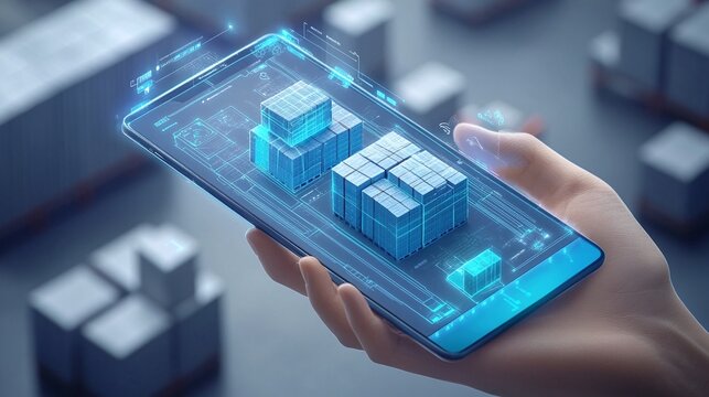 innovative smart warehouse management using augmented reality technology for real-time package picking and delivery, transforming the future of supply chain and logistics businesses