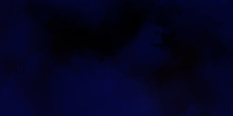 Abstract dark blue watercolor cloudiness, mist, or smog background. Dark navy blue sky with black background and blurred pattern. Vivid textured aquarelle painted art design background.	

