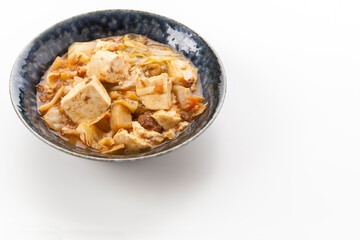 豆腐とキャベツのごった煮