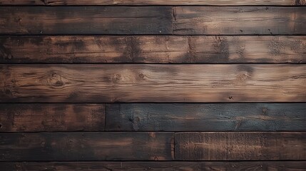 Naklejka premium Textured Wooden Background in Dark Brown Tones