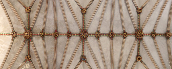 Ely, cathedral, plaster, ceiling, cambridgeshire