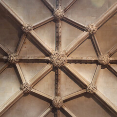 Ely, cathedral, plaster, ceiling, cambridgeshire