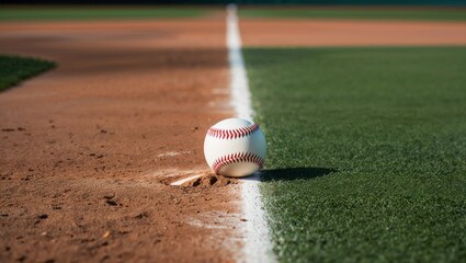 baseball on the field