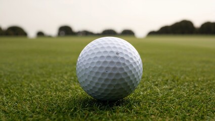 Obraz premium golf ball on green grass