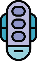 Modern smart home control panel icon representing the management system