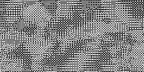Seamless Symmetry in Nature Unveiling Turing Reaction Diffusion in a Striking Monochrome Palette with Fluid Biological Forms