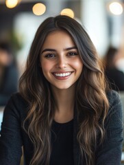 Obraz premium Woman eating at table