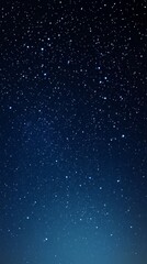 Fototapeta premium A Clear Night Sky Filled With Shimmering Stars Over a Dark Blue Backdrop in a Remote Area