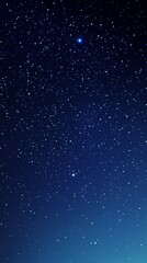 Obraz premium A Clear Night Sky Filled With Shimmering Stars Over a Dark Blue Backdrop in a Remote Area