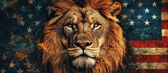 Fototapeta premium American Lion