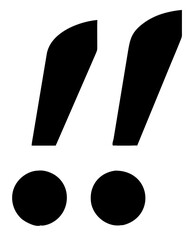 Exclamation Marks with Dots Icon