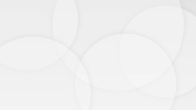 Circle  corporate white geometric scale looping 4k animated background video