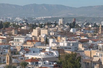 Obraz premium Cityscape of Nicosia historic city center. Cyprus