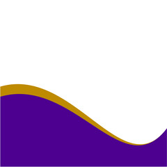 Modern Footer Purple Gold