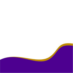 Modern Footer Purple Gold