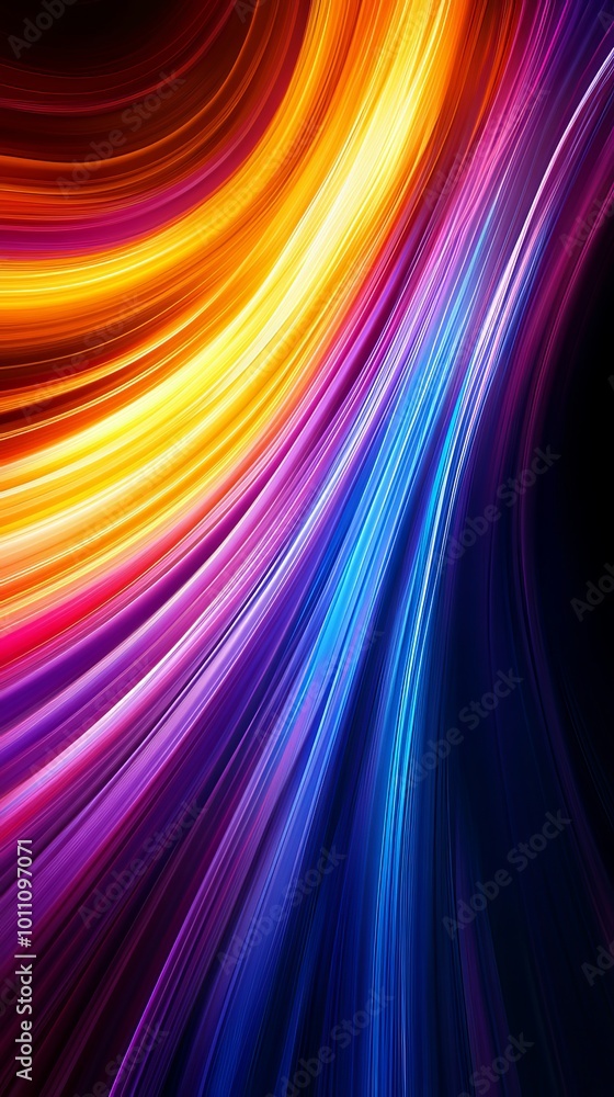 Aufkleber abstract background forming colorful swirling lines pattern