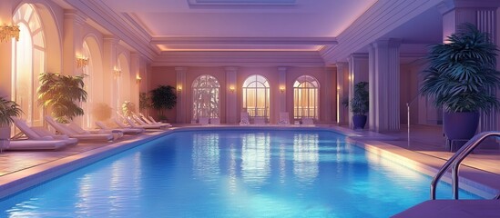 Indoor Pool Luxury Relaxation