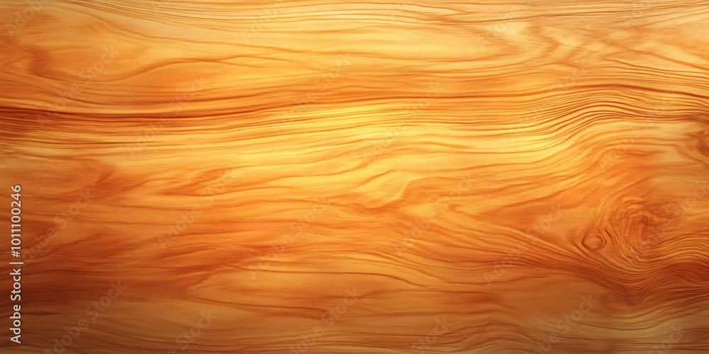 Sticker Natural wood texture with warm brown and golden hues, perfect for backgrounds or overlays.