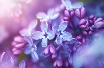 Beautiful lilac purple flower background