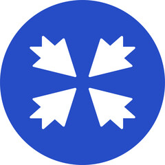 Shrink Vector Icon Design