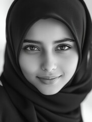 Naklejka premium Woman wearing hijab