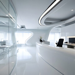 Fototapeta premium modern office interior design