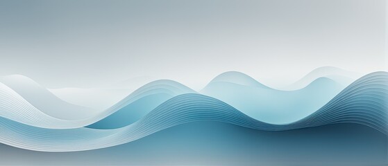 Obraz premium Abstract Blue Wave Background
