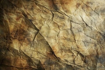 Bad Background. Old Brown Paper Texture with Weathered Rustic Effect