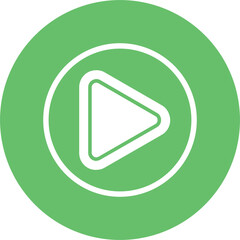 Play Button Vector Icon