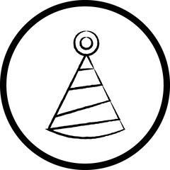 Christmas, New Year Vector Icon element, Isolated white background