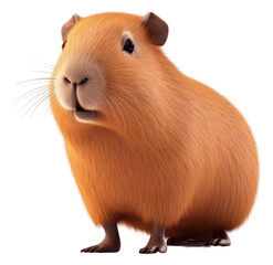 Fototapeta premium PNG Capybara hamster cartoon mammal.
