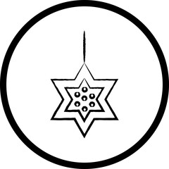 Christmas, New Year Vector Icon element, Isolated white background