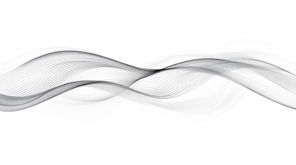 Abstract black and white waves creating a smooth, flowing design.