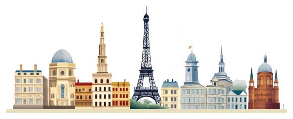 PNG Architecture building landmark tower transparent background