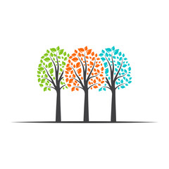Three seasons Three tree