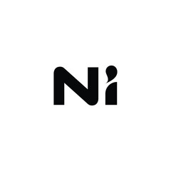 Letter Ni Logo Design