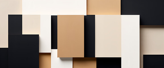 illustrazione con elementi geometrici a tema astratto surreale