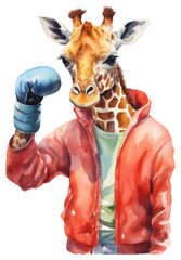 Fototapeta premium PNG Giraffe mammal animal adult.