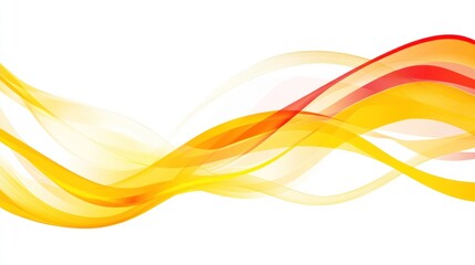 Abstract waves in warm colors create a dynamic, flowing design.